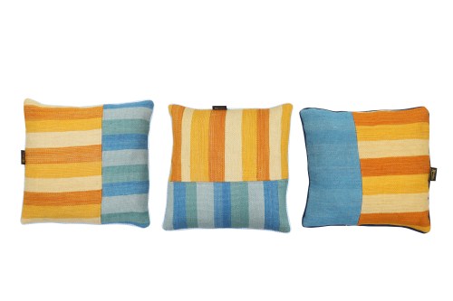 Funda de almohada decorativa auténtica de kilim afgano