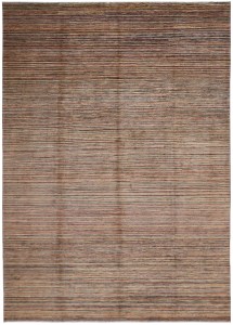 1317-427x309cm Hand-Knotted Afghan Stripe Rug