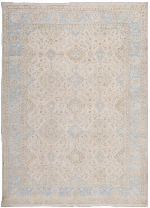 2142-380x274cm Handmade Afghan Ziegler Rug