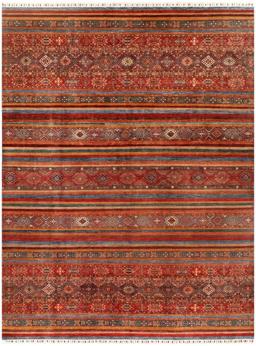 Handmade Afghan Khorjin Rug