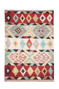 Traditional Handmade Tribal Gazni Wool Rug Kelim Carpet