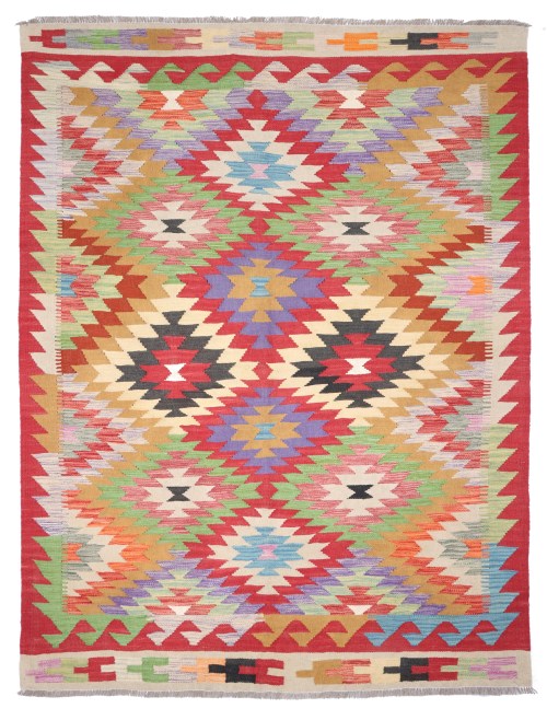 Traditional Handmade Tribal Gazni Wool Rug Kelim Carpet