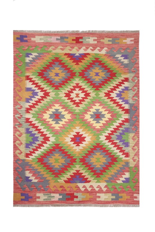 Traditional Handmade Tribal Gazni Wool Rug Kelim Carpet