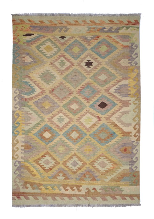 Traditional Handmade Tribal Gazni Wool Rug Kelim Carpet
