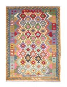 29852 205x155 (1) Traditional Handmade Tribal Gazni Wool Rug Kelim Carpet