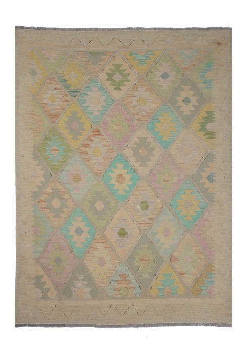 Traditional Handmade Tribal Gazni Wool Rug Kelim Carpet
