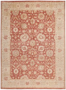501-422x311cm Hand-Knotted Afghan Farhan Ziegler Rug