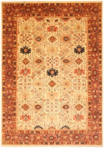510-441x307cm Hand-Knotted Afghan Ziegler Rug