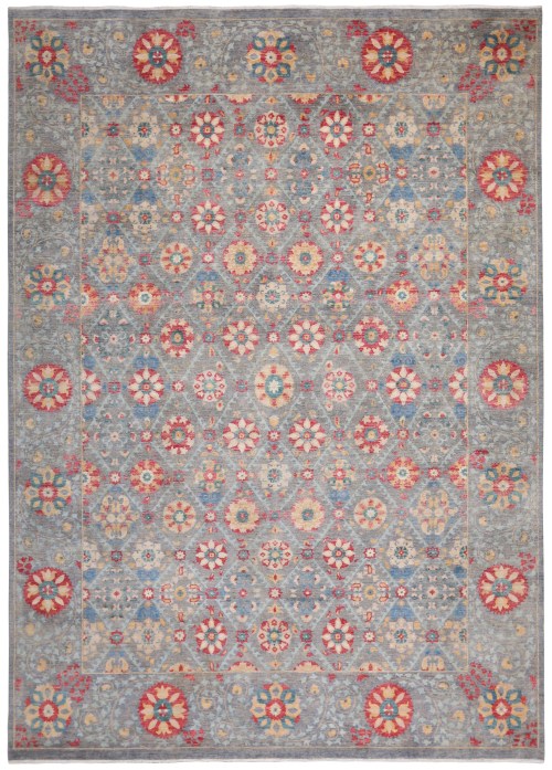 Handmade Afghan Suzani Rug