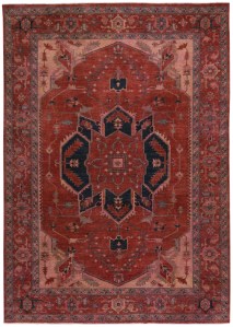 Handmade Afghan Persian Motive Medallion Rug