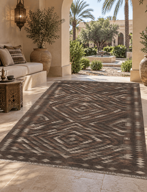 Exclusive Tribal Traditional Handmade Wool Kilim Rug