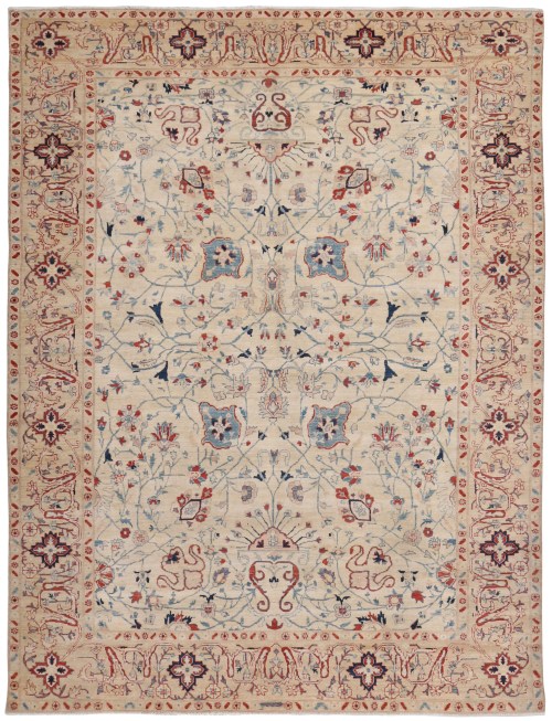 Handmade Afghan Farhan Ziegler Rug