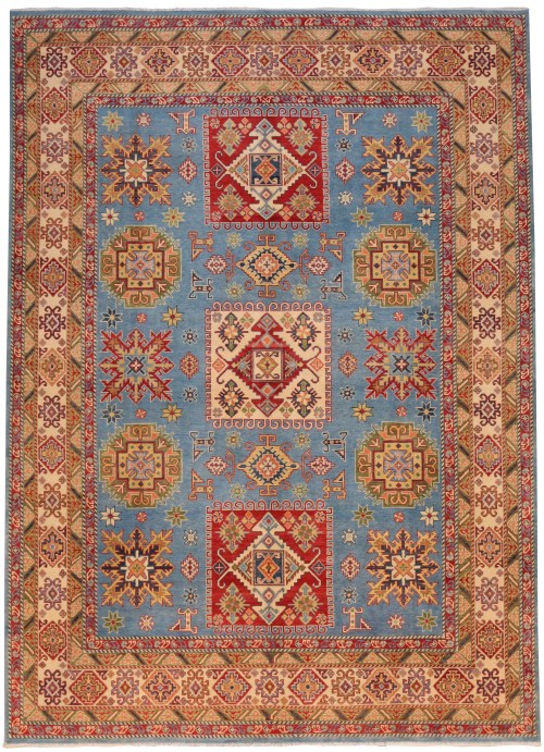 Handmade Afghan Kazak Rug